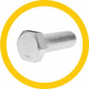 Viti con filettatura metrica ISO a testa esagonale - 12.9