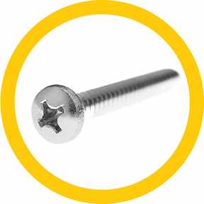 Viti per metallo - Ottone