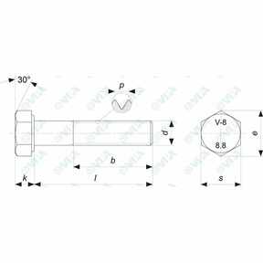 partial thread hex head screws