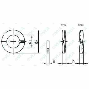 DIN 128, UNI 8839 spiralfederscheiben (grower)