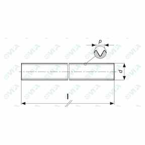 DIN 975, UNI 6547 metric threaded rods