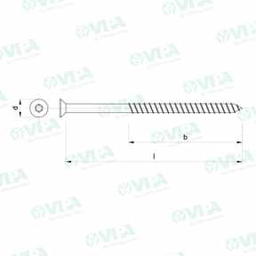  tornillos cc para cemento