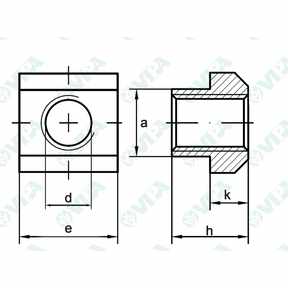 DIN 508 T-slot nuts