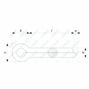 DIN 94, ISO 1234, UNI 1336 split pins