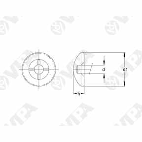  Anneaux de fixation avec bouchon RPC