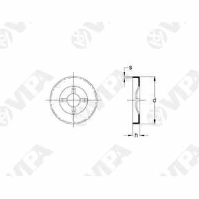  Push on retaining rings RPCO