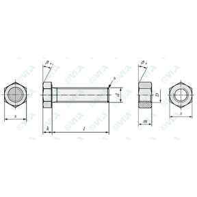 ISO EN 15048 Tornillería estructural (tornillo TE + tuerca)