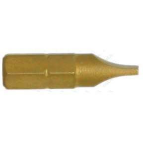 DIN 3127 / 1 tin milled bits C 6,3 - bits for slotted screws