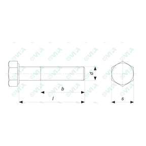  Hexagon head bolts for mallets