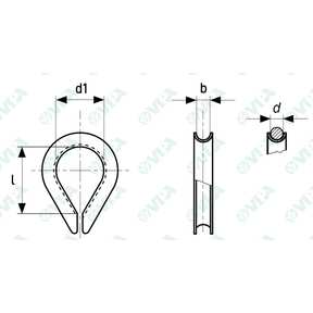 DIN 6899 A cosse-coeur