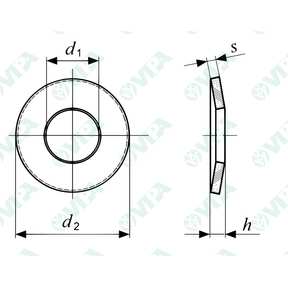 DIN 6796 Rondelle elastiche coniche