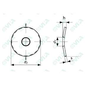 DIN 2093 Molle a tazza precarico cuscinetti