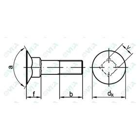 DIN 605 tornillos para arado