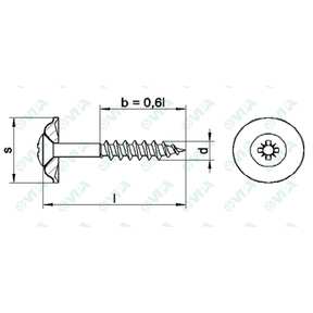  Roofing screws with washer and EPDM gasket. Pozidrive recess