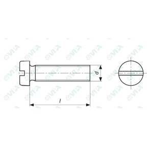  Nylon cylindrical head screws