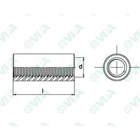  Round coupling nuts