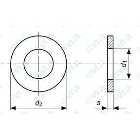 DIN 7989 Rondelles plates pour charpenterie