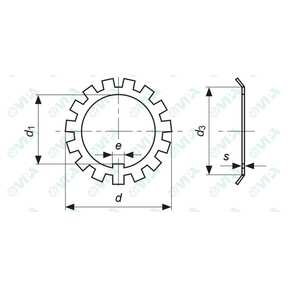 DIN 5406 sicherungsbleche mb din 5406  für nutmuttern