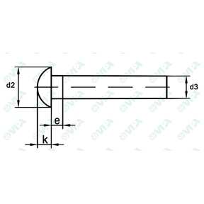 DIN 660, UNI 748 Round head rivets