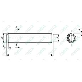 DIN 7344, ISO 8748, UNI 6876 pasador elástico tipo pesado