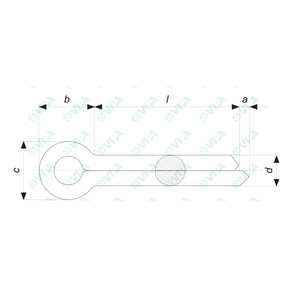 DIN 94, ISO 1234, UNI 1336 goupille fendue