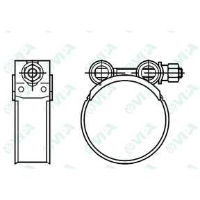  abrazadera de tubo inox (comercial)