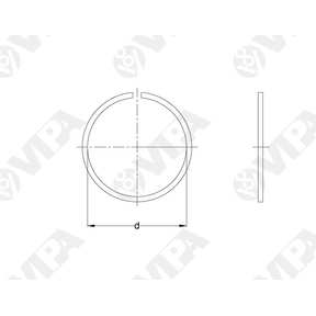  Circlips for shafts SW