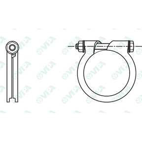  ball zone exhaust pipe clamp