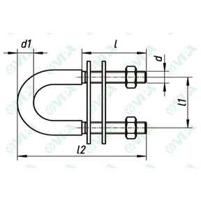  Sailboat U bolts