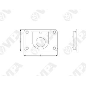  Flush lift rings stamped sheet metal