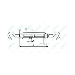 DIN 1480 turnbuckles