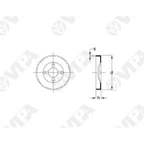  Push on retaining rings RPCO